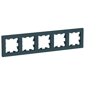 Рамка пятиместная AtlasDesign SE изумруд в Чите