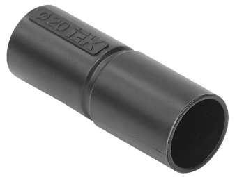 Муфта труба-труба GI20G IEK черный в Чите