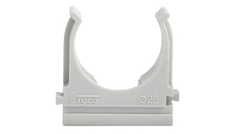 Крепеж-клипса для труб для прямого монтажа серая 20 мм Рувинил в Чите