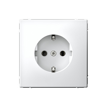 ARTGALLERY РОЗЕТКА с заземлением, 16А, механизм, быстрозажим. клем., БЕЛЫЙ в Чите