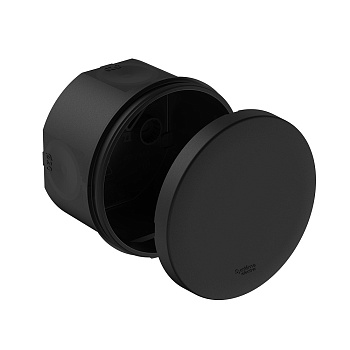 Коробка распред с мембран ввод IP66 Ø80x50 черная со стик под пистолет MultiBox в Чите