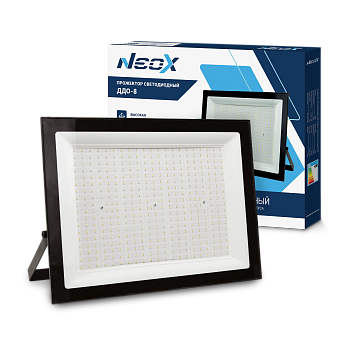 Прожектор светодиодный ДДО-8 300Вт 230В 6500К 30000Лм 100лм/Вт IP65 черный NEOX в Чите