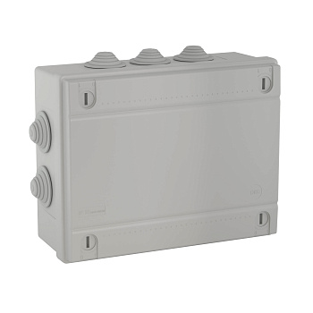 Коробка ответвительная с кабельными вводами 2х40мм + 6х32мм, IP55, 240х190х90мм DKC в Чите
