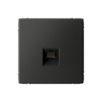 ARTGALLERY РОЗЕТКА компьютерная RJ45, кат. 6A, механизм, БАЗАЛЬТ в Чите