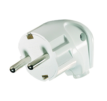 Вилка косая MAKEL с заземлением в Чите