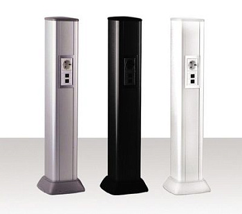 Алюминиевая колонна 0,71 м, цвет черный DKC в Чите