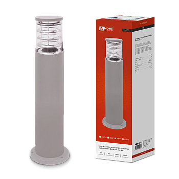 Светильник уличный напольный НБУ ART-PT-A60-GR алюминиевый под лампу А60 Е27 600мм серый IP54 IN HOME в Чите