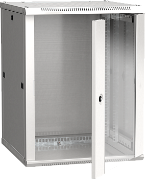 ITK Шкаф LINEA W 18U 600x600 мм дверь стекло, RAL7035 в Чите