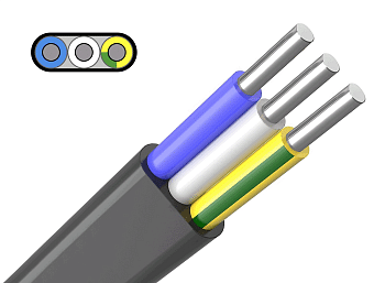 Кабель АВВГ-П 3х2,5 ГОСТ в Чите