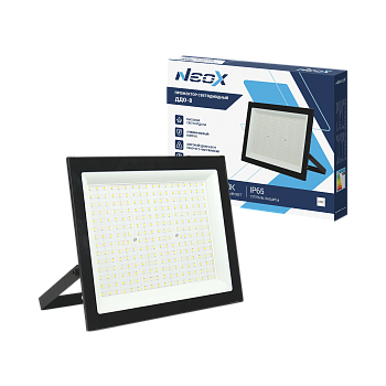 Прожектор светодиодный ДДО-8 200Вт 230В 6500К 20000Лм 100лм/Вт IP65 черный NEOX в Чите