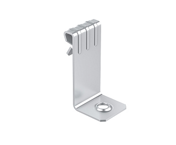 Вертикальный балочный зажим 1-5мм с отгибом и резьбой М6 EKF в Чите