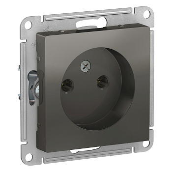 Розетка одинарная AtlasDesign SE сталь в Чите