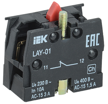Контактный блок 1р для серии LAY5 IEK в Чите