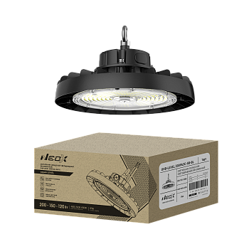 Светильник складской светодиодный UHB-LEVEL 200PA3C-SB-BL 100-277В 200/150/120Вт 175Лм/Вт 3CCT 5лет IP66 NEOX в Чите