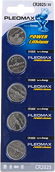 Батарейки Pleomax CR2025-5BL в Чите