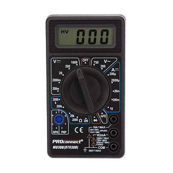Портативный мультиметр M830B (DT830B) PROconnect в Чите
