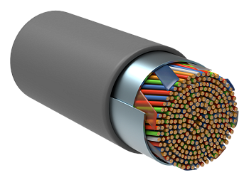 ITK Витая пара F/UTP кат.5E 25х2х24AWG LSZH серый (500м) в Чите