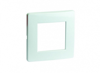 Рамка на 2 модуля (одноместная), белая, RAL9016 DKC в Чите