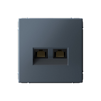 ARTGALLERY РОЗЕТКА двойная компьютерная RJ45+RJ45, кат.6А, механизм, ГРИФЕЛЬ в Чите