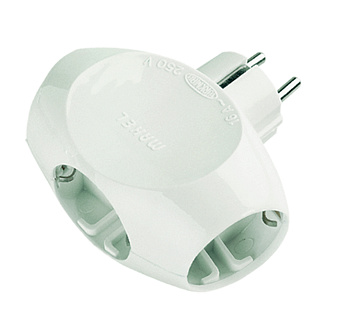 Тройник MAKEL с заземлением 16А в Чите