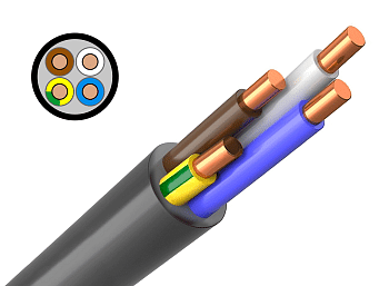 Кабель ВВГ-нг(А)-LS 4х1,5 ГОСТ в Чите