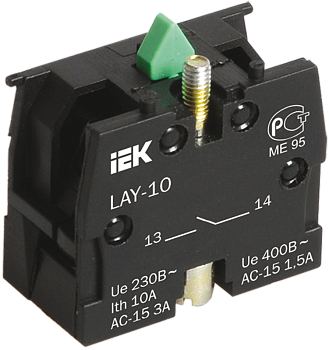Контактный блок 1з для серии LAY5 IEK в Чите