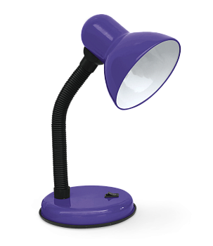 Светильник настольный под лампу на основании СНО 22Ф-E27 230В ФИОЛЕТОВЫЙ (с подвесом) IN HOME в Чите