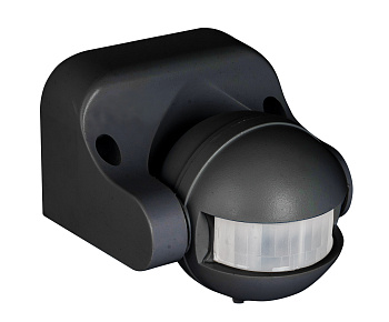 ИК датчик движения настенный 1200Вт 180гр. до 12м IP44 MS-39b черный EKF PROxima в Чите