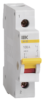 Выключатель нагрузки (мини-рубильник) ВН-32 1Р 100А IEK в Чите