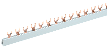 Шина соединительная типа FORK (вилка) 2Р 63А (дл.1 м) IEK в Чите