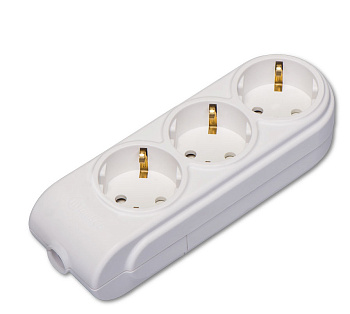 Колодка 3 места 16А 3,5кВт с з/к MAKEL в Чите