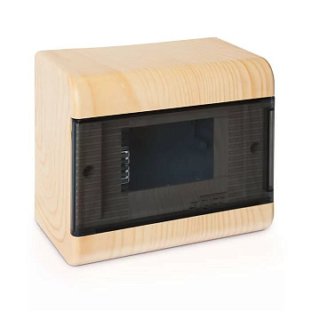 Щит распределительный навесной пластиковый ЩРН-П-9 модулей 222х160х93мм IP40 сосна в Чите