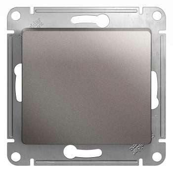 Выключатель одноклавишный Glossa SE платина в Чите