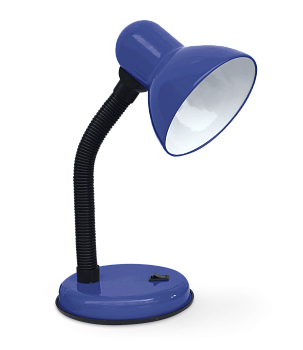 Светильник настольный под лампу на основании СНО 22ТС-E27 230В СИНИЙ (с подвесом) IN HOME в Чите