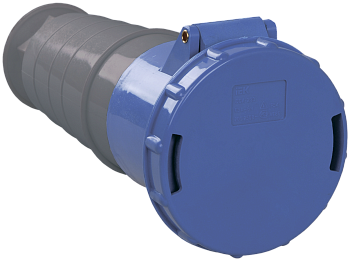 Розетка 233 переносная 2Р+РЕ 63А 220В IP54 IEK в Чите