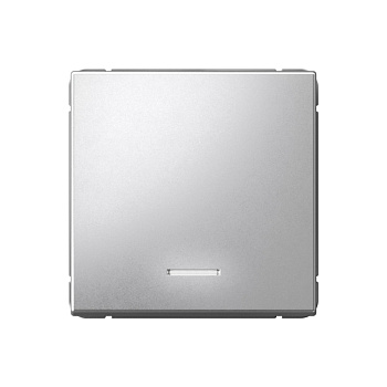 ARTGALLERY 1-клавишный ВЫКЛЮЧАТЕЛЬ с подсветкой, сх.1а, 10АХ, механизм, АЛЮМИНИЙ в Чите