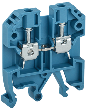 Клемма винтовая КВИ-4мм2 синяя IEK в Чите
