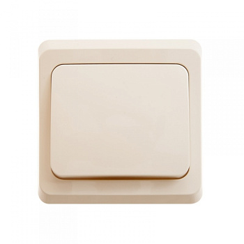 Выключатель одноклавишный ЭТЮД SE крем в Чите