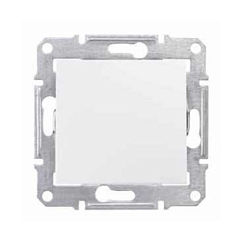 Выключатель одноклавишный SEDNA Schneider Electric белый в Чите