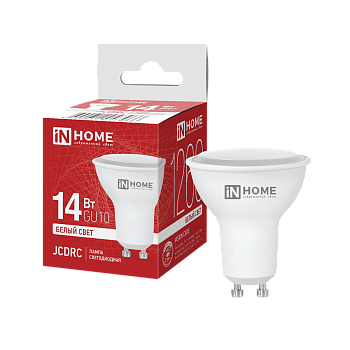 Лампа светодиодная LED-JCDRC-VC 14Вт 230В GU10 4000K 1260Лм IN HOME в Чите