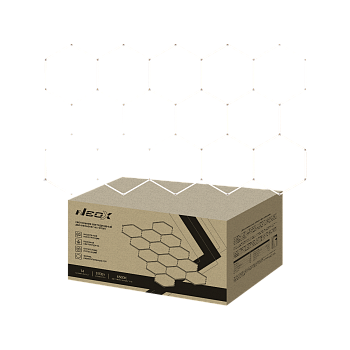 Светильник светодиодный ДБО-HEXAGON 14С-57065 570Вт 230В 6500К 14 сот 0.5м шнур с вилкой 4027х2325мм NEOX в Чите
