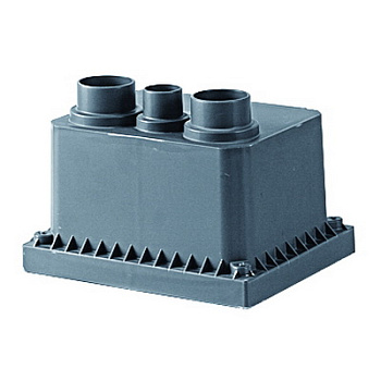 Смотровой переходной колодец с крышкой для двустенных труб, 225х175х145мм DKC в Чите