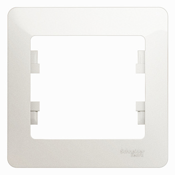 Рамка одинарная Glossa SE перламутр в Чите