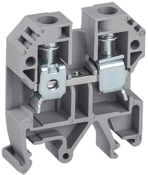 Клемма винтовая КВИ-6мм2 серая IEK в Чите