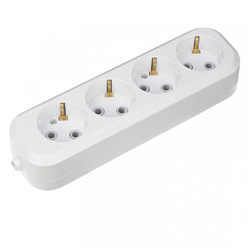 Колодка 4 гнезда c заземлением REXANT в Чите