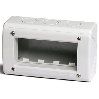 Модульная настенная коробка для электроустановочных изделий изделий VIVA, IP40,4мод. DKC в Чите
