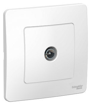 Розетка телевизионная BLANCA SE белая в Чите