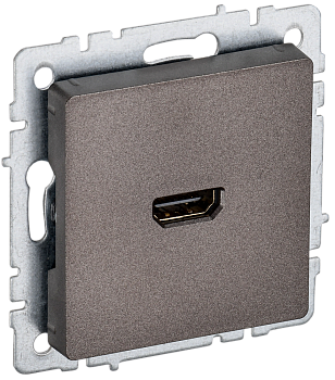 Розетка HDMI BRITE IEK бронза в Чите