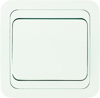 Переключатель одноклавишный МИМОЗА MAKEL белый в Чите