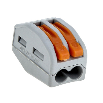 Строительно-монтажная клемма СМК 222-412 с рычажком EKF в Чите